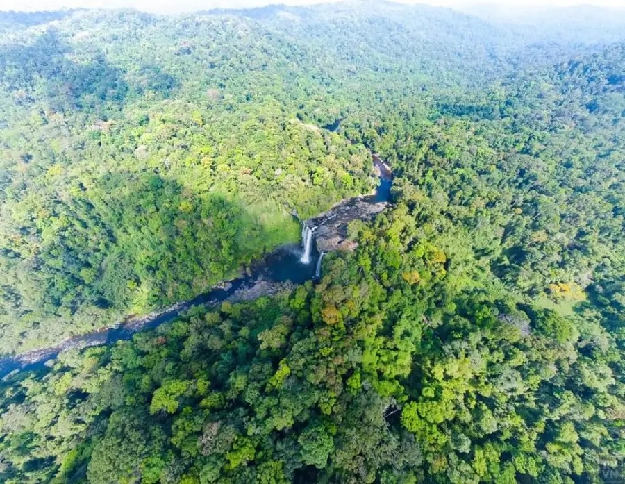 Cảnh sắc thiên nhiên hùng vĩ tại khu bảo tồn Kon Chư Răng