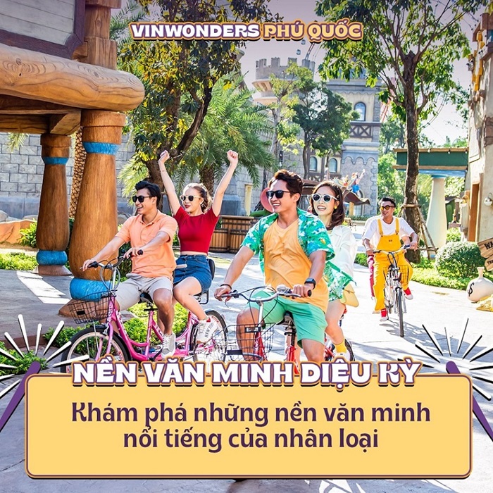 Thỏa sức vui chơi và khám phá tại VinWonders Phú Quốc