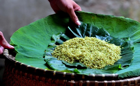 Green sticky rice: An autumn delight of Hanoi cuisine