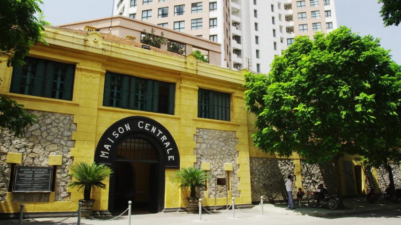Learn more about Vietnamese history in your Hanoi itinerary 4 days with Hoa Lo Prison