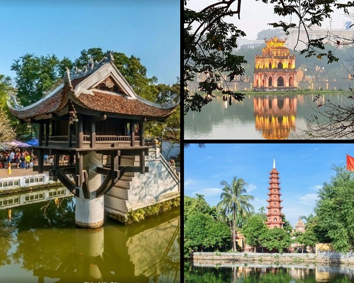 Explore the tourist attractions in Hanoi to admire the beautiful scenery and immerse yourself in the old-world atmosphere