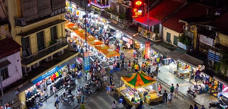 Hanoi weekend night market: A great spot for food and people watching