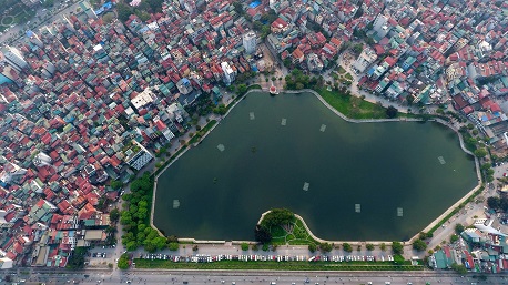 Hồ Ba Mẫu – chốn yên bình, trong lành thu hút người dân Thủ đô