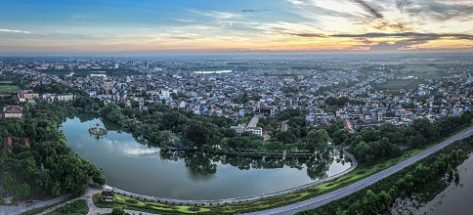 Hồ Bán Nguyệt Hưng Yên: viên ngọc xanh giữa lòng phố Hiến