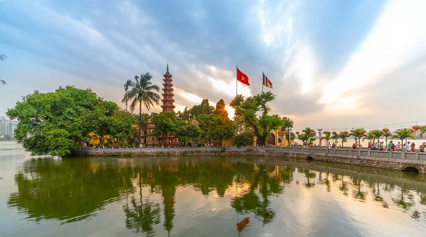 Ho Chi Minh City to Hanoi Tran Quoc Pagoda