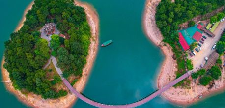 Hồ Kẻ Gỗ Hà Tĩnh – điểm du lịch xanh, trốn nóng lý tưởng