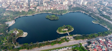 Hồ Bảy Mẫu – “thiên đường xanh” an yên giữa lòng Hà Nội nhộn nhịp