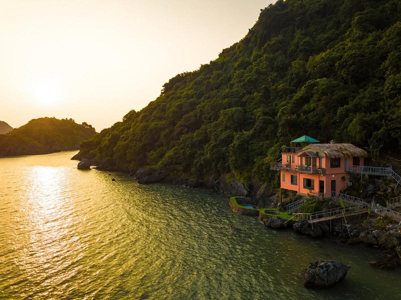 Đảo Cát Ông Hoàng hôn trên đảo Cát Ông