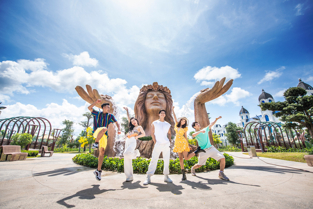 Check in những bức ảnh “ngàn like” tại công viên Urban Park Grand World Phú Quốc