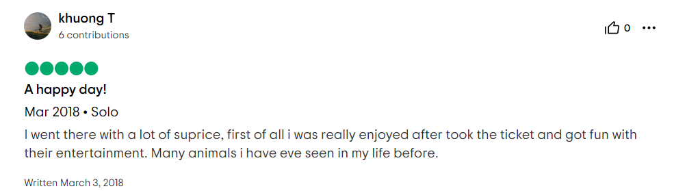 Reviews of Vinpearl Safari Phu Quoc