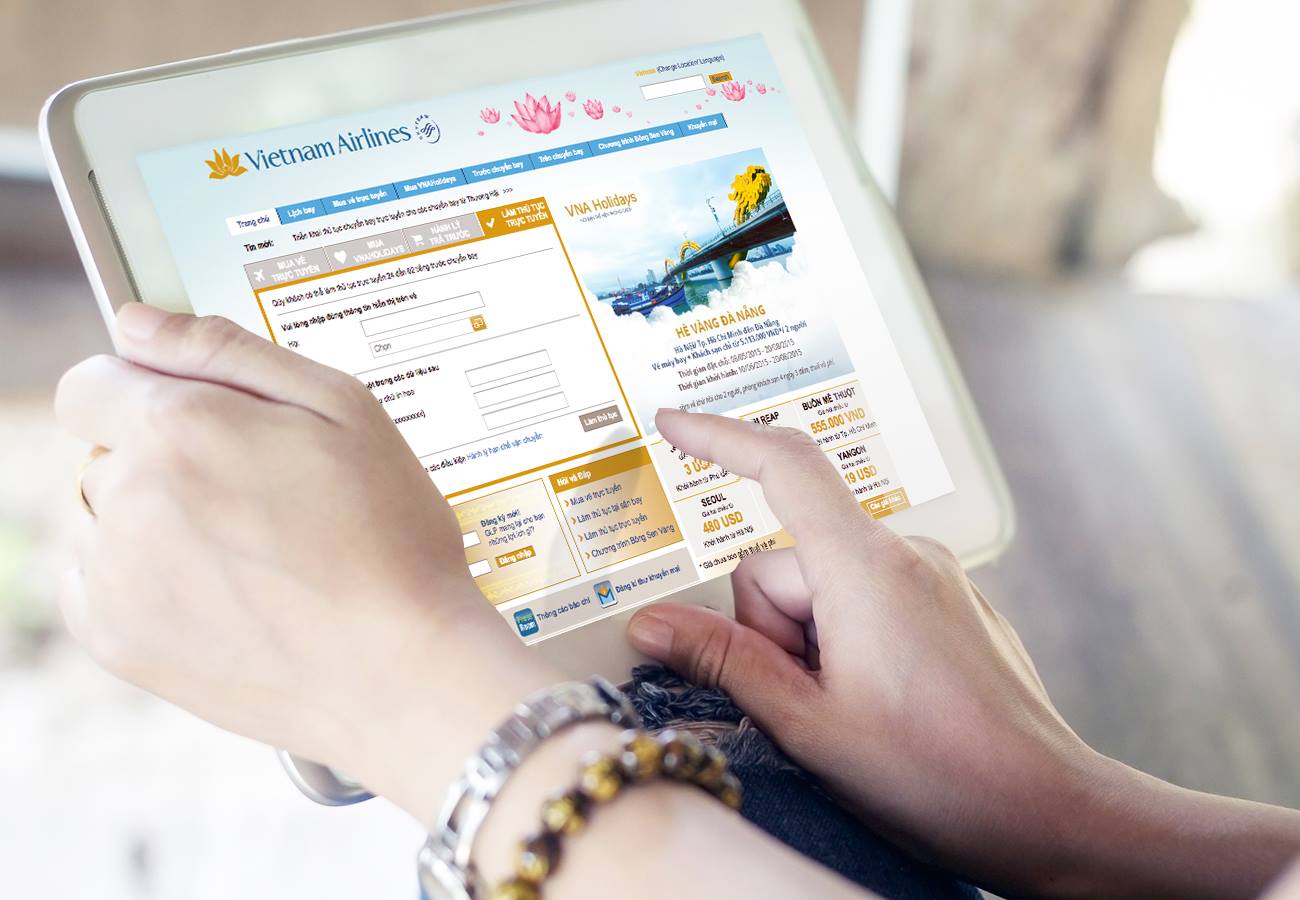 Kiểm tra vé máy bay Vietnam Airlines Sử dụng mã code để check vé máy bay Vietnam Airlines