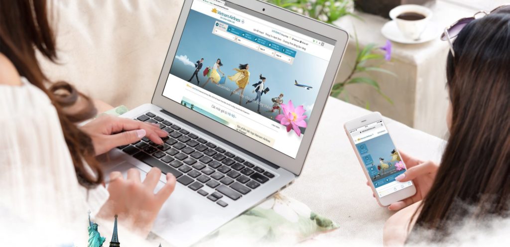 Kiểm tra vé máy bay Vietnam Airlines Có thể kiểm tra thông tin vé máy bay qua tính năng check in online