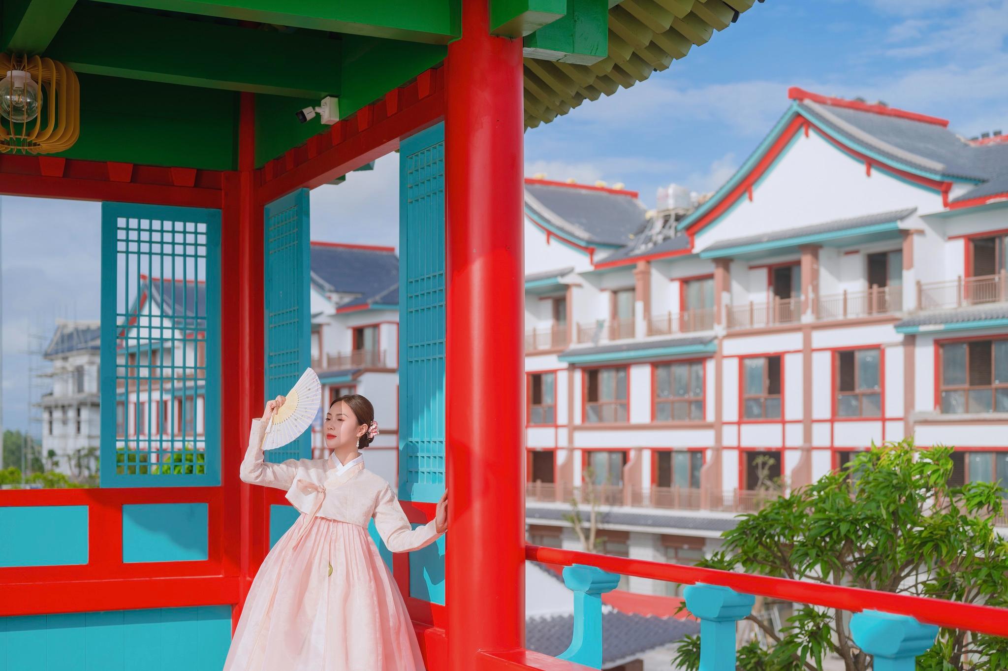 Kiến trúc chuẩn Hàn ở công viên