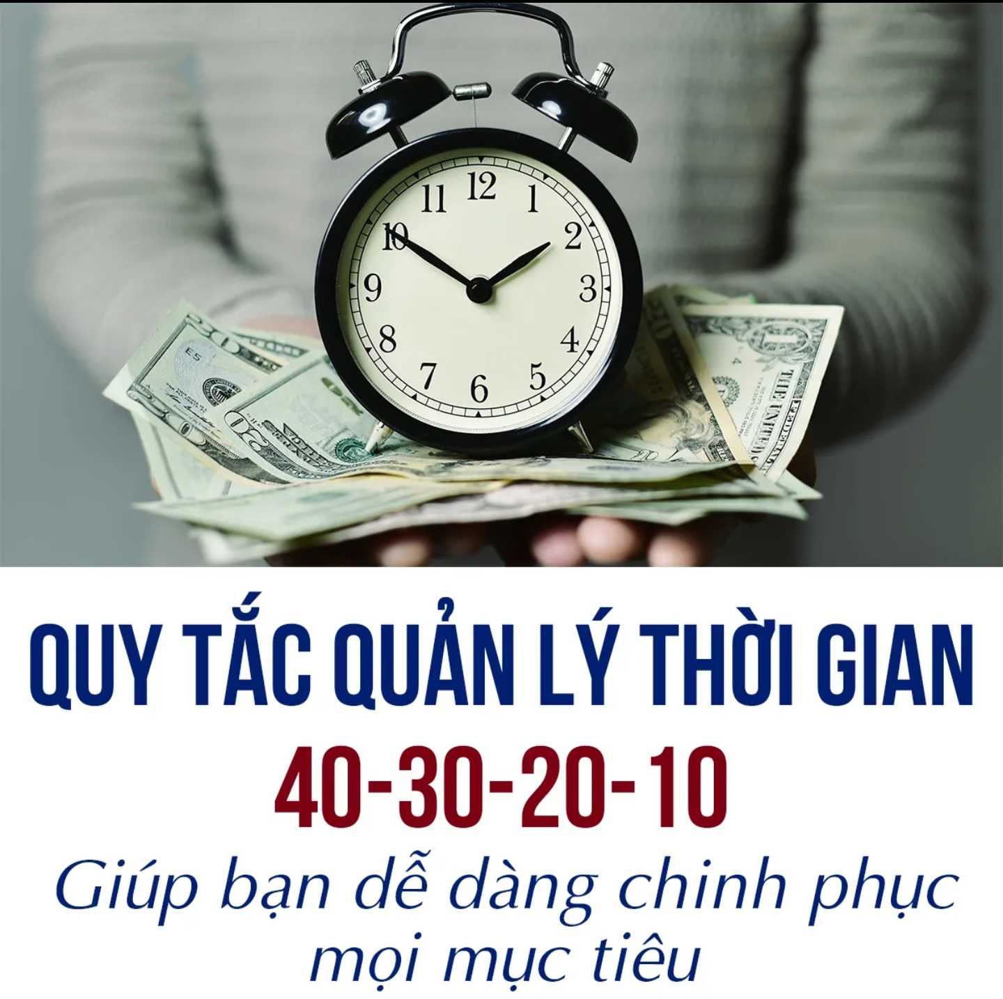 Quy tắc quản lý thời gian 40 – 30 – 20 – 10 