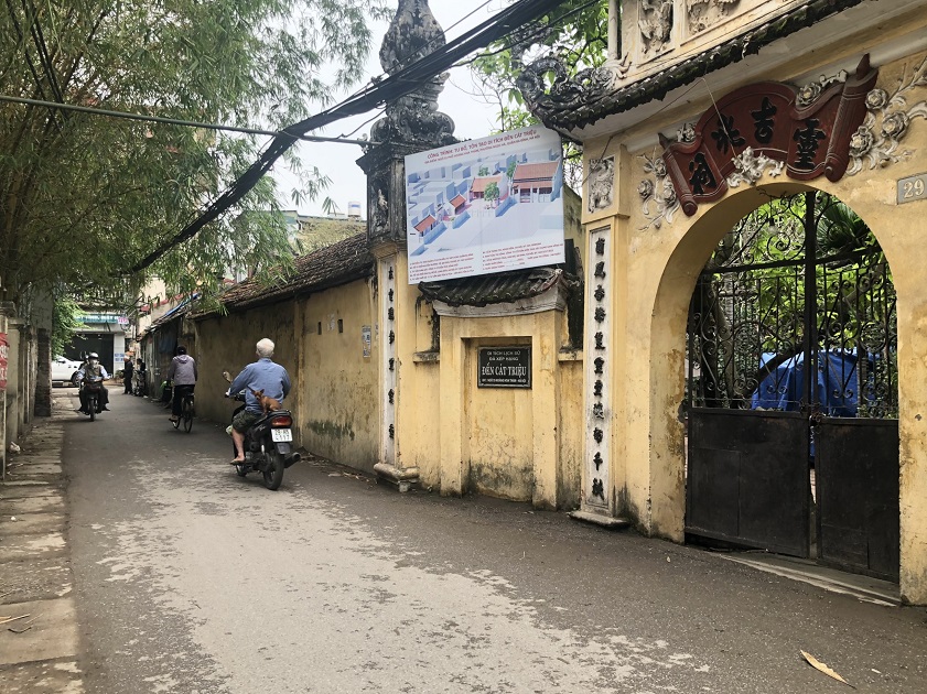 Hình ảnh làng hoa Ngọc Hà với những công trình nhuốm màu thời gian