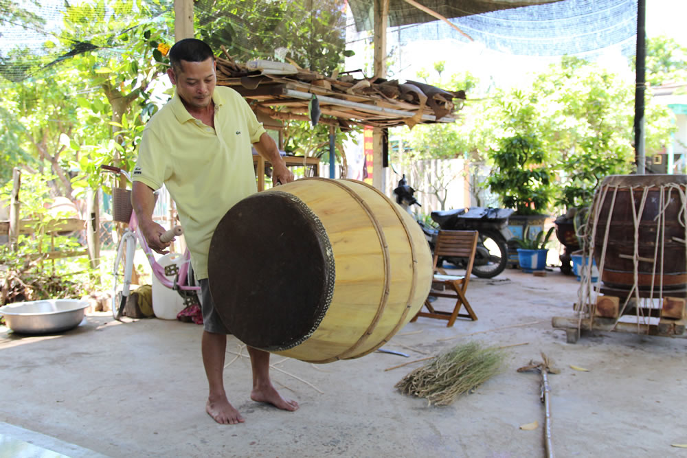 Làng trống Lâm Yên Nghề làm trống Lâm Yên đã trải qua 7 đời gìn giữ và phát triển