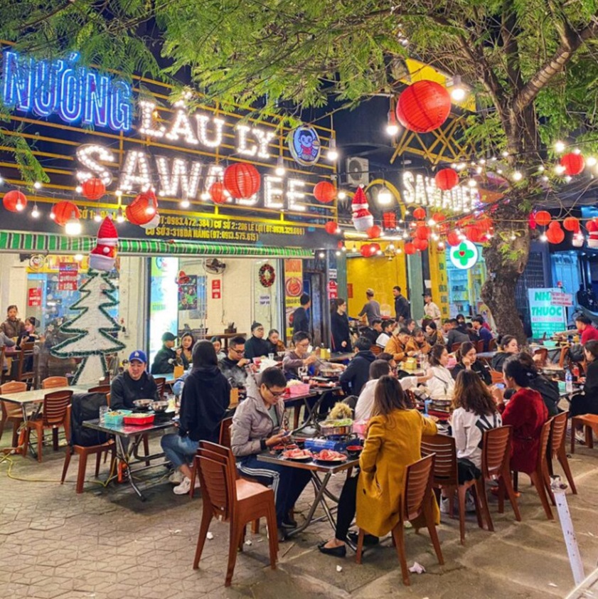 lẩu cua đồng Hải Phòng Lẩu Ly Sawadee nổi danh nhiều năm trong cộng đồng đam mê ẩm thực