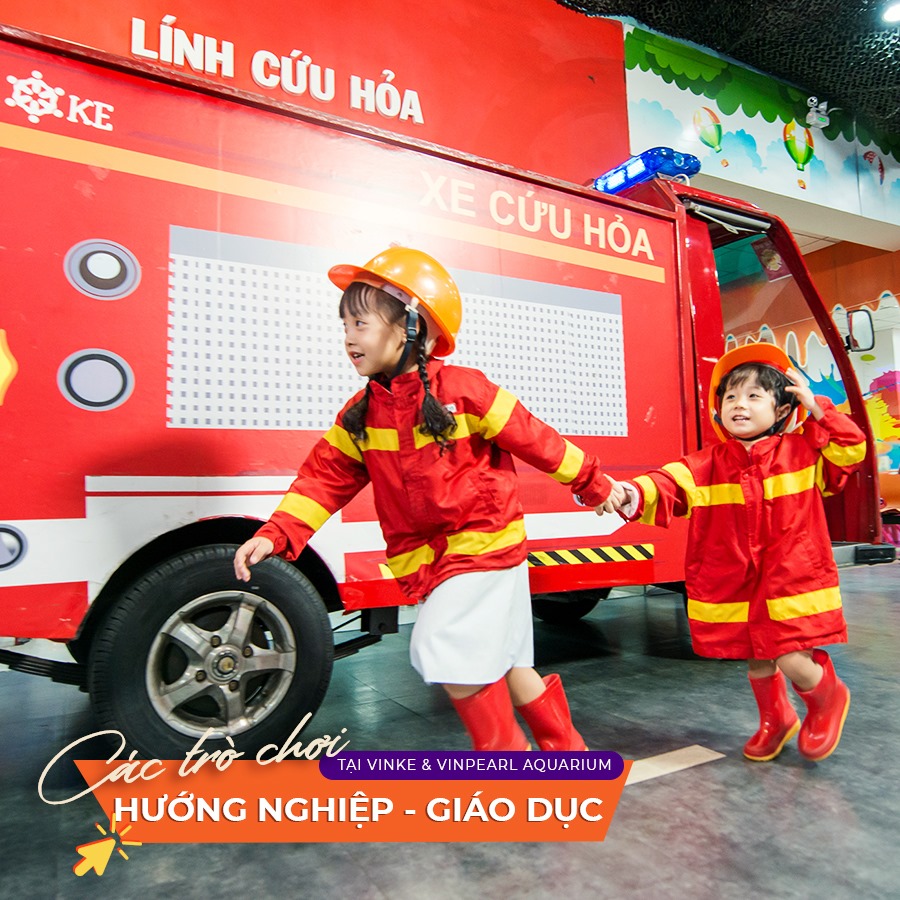 Trải nghiệm mô hình lính cứu hỏa bằng sự gan dạ - dũng cảm - hết mình 