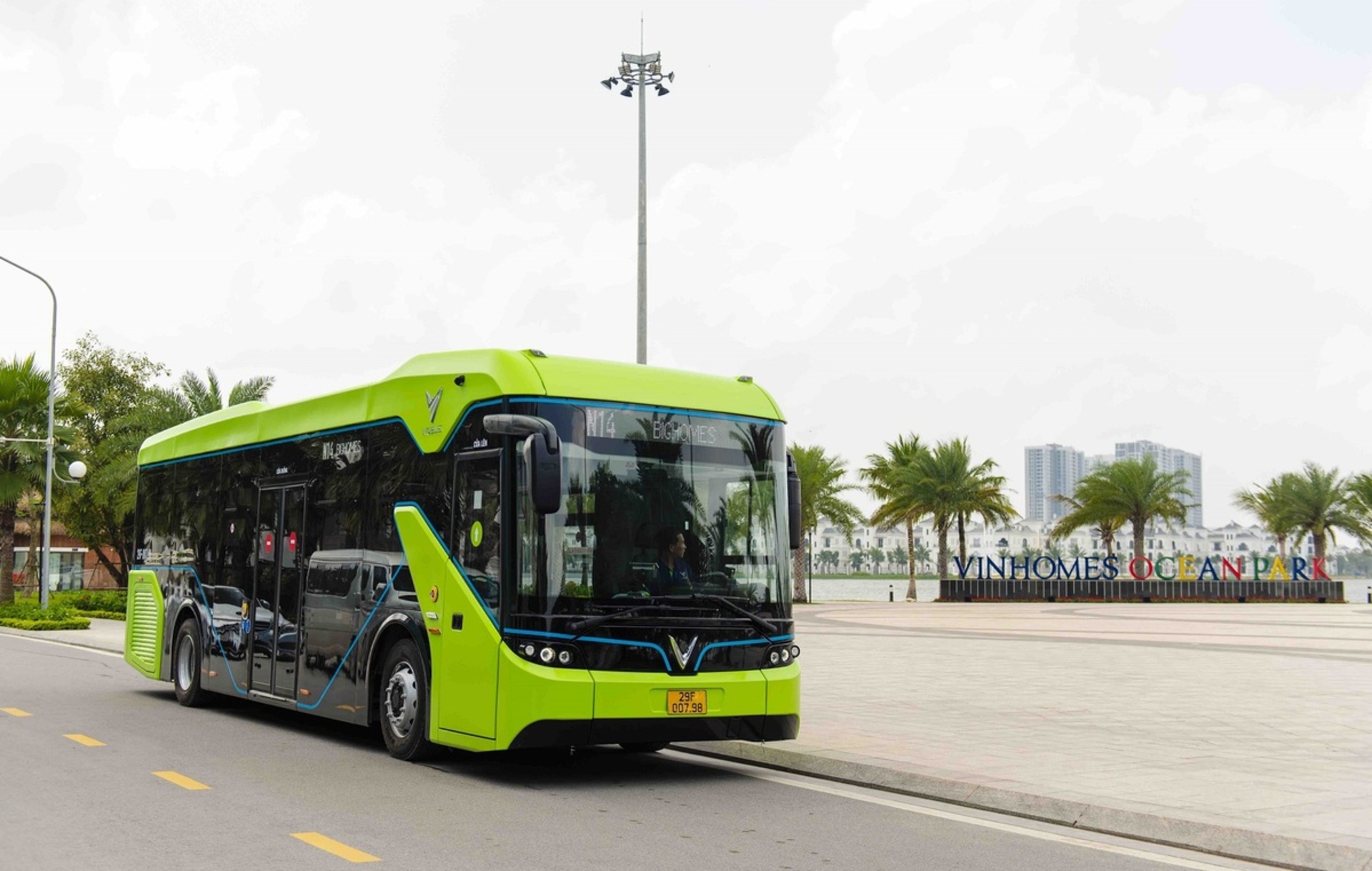 Hình ảnh tổng quan lịch trình xe bus Vinhomes Ocean Park 2 và các tuyến kết nối