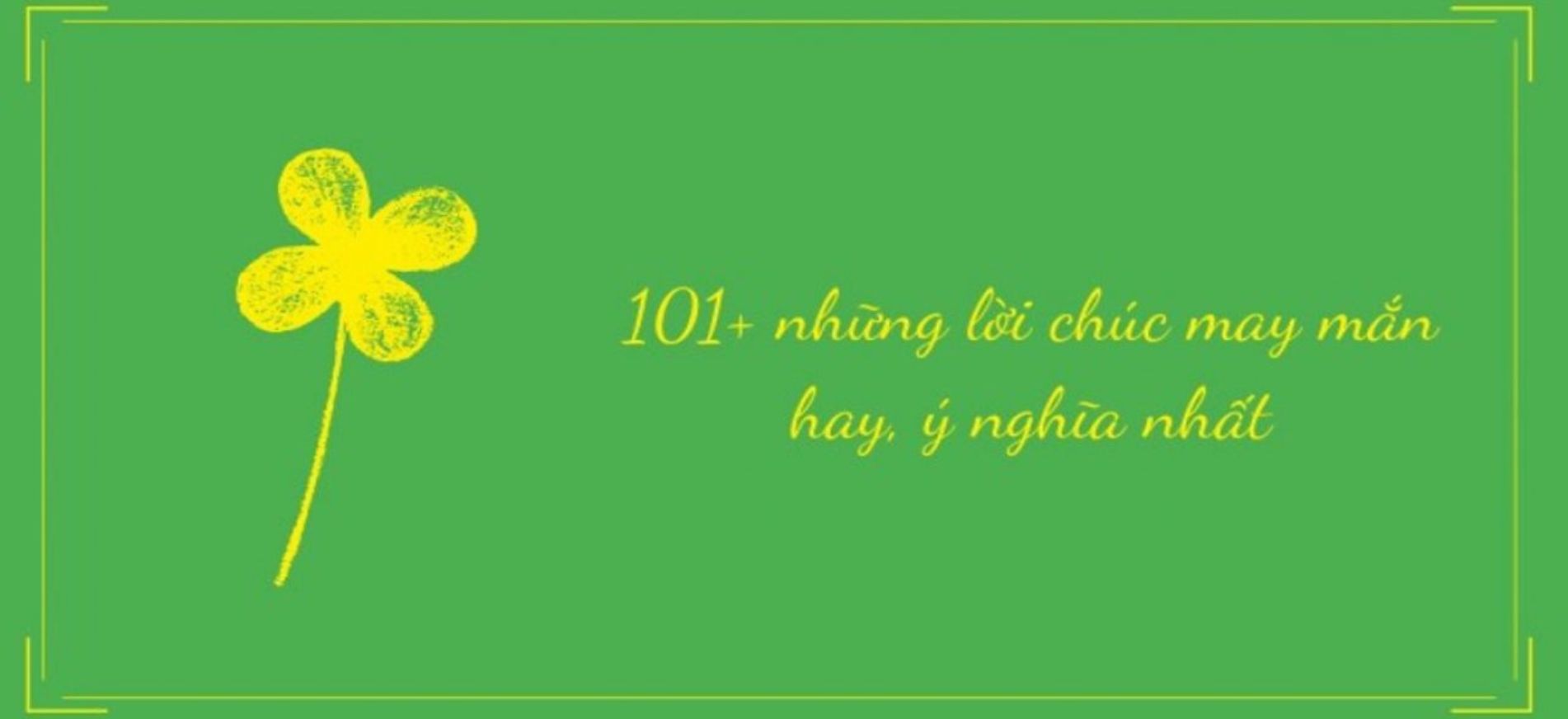 Lời chúc bình an may mắn