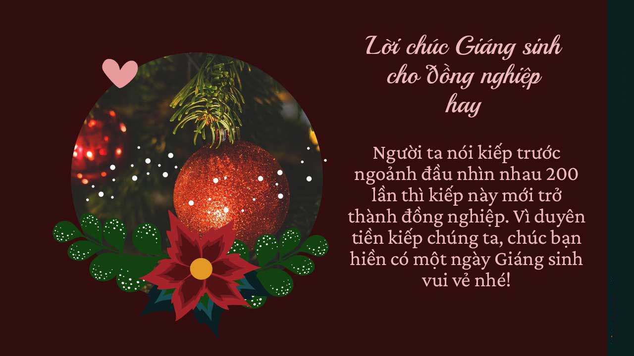 lời chúc Giáng sinh Lời chúc Giáng sinh cho đồng nghiệp