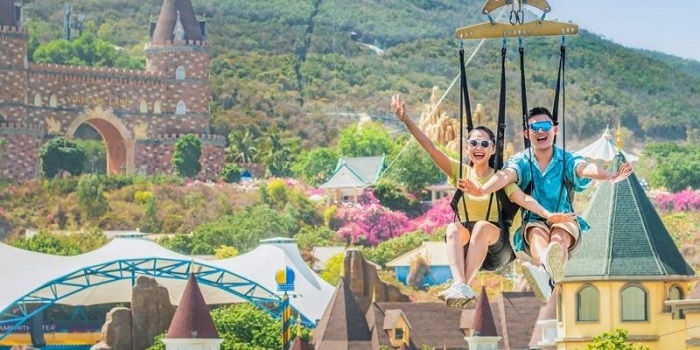 VinWonders Nha Trang là địa điểm được các cặp đôi yêu thích và lựa chọn để lưu giữ khoảnh khắc bên nhau