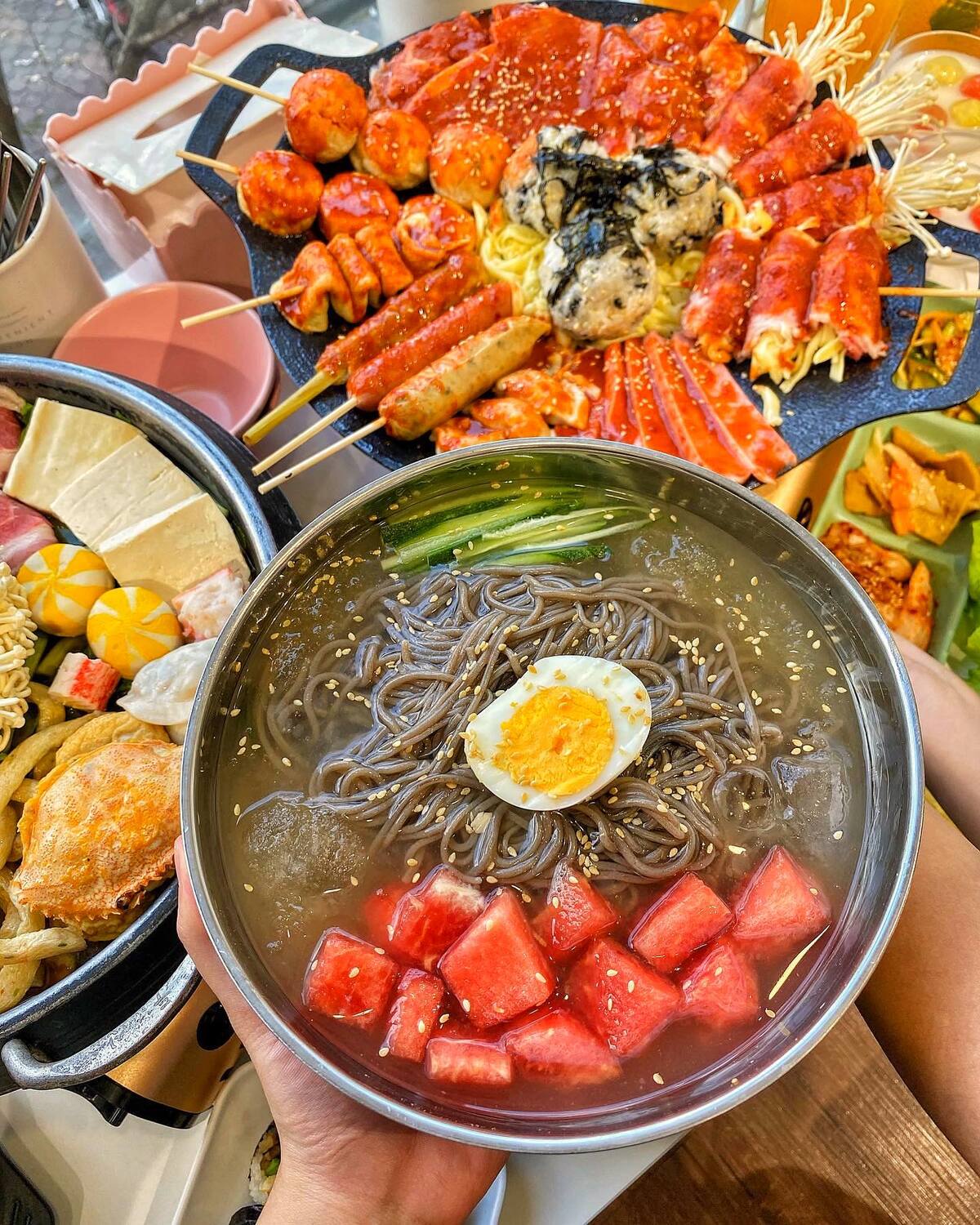 Maru Korean food - địa chỉ ăn mì lạnh Hà Nội ngon miễn bàn 