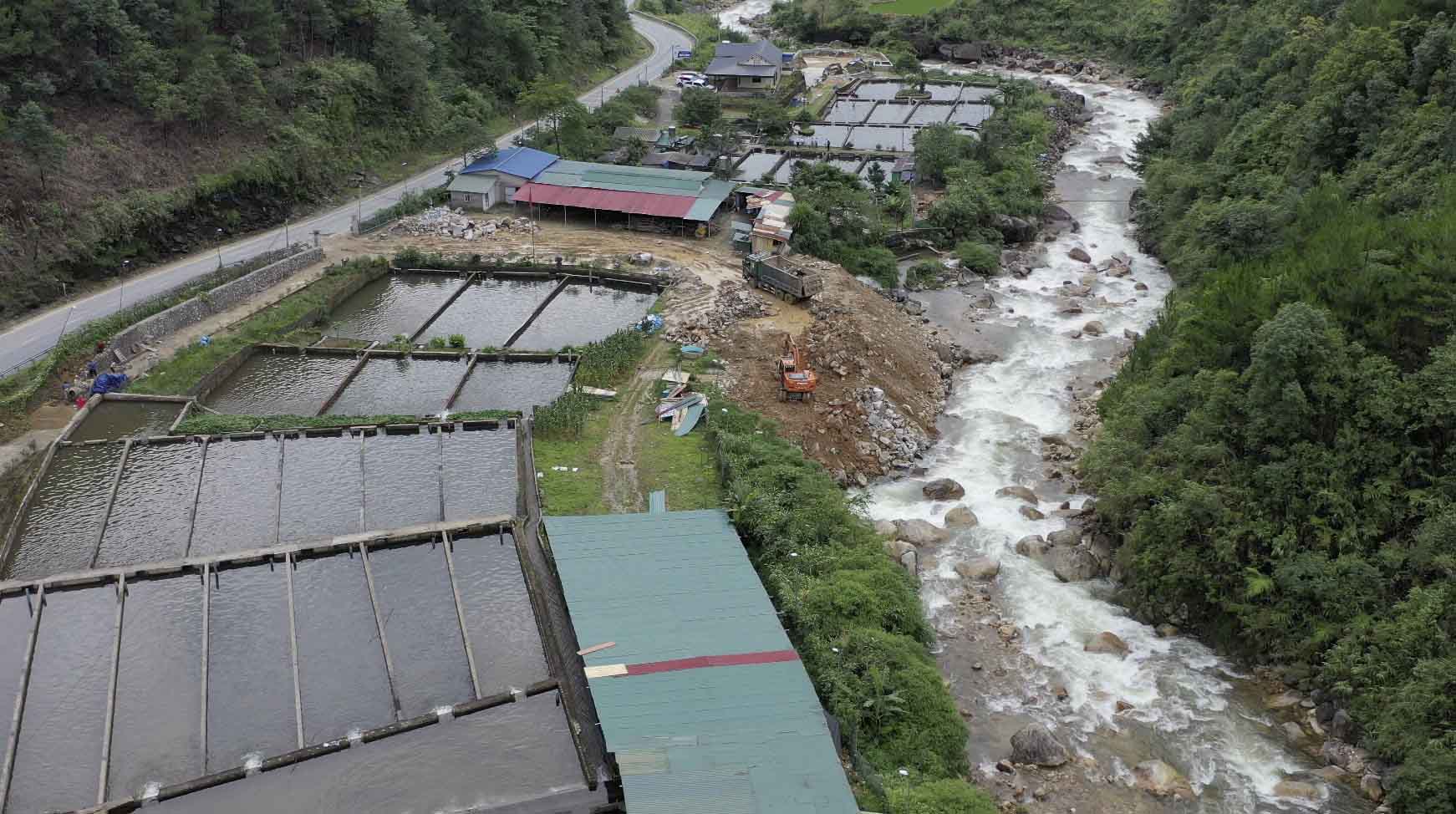 Mô hình nuôi cá hồi ở Sa Pa