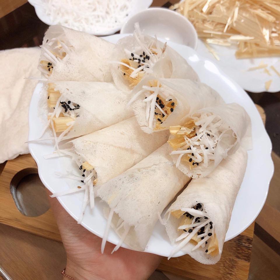 Món ăn tuổi thơ bò bía ngọt