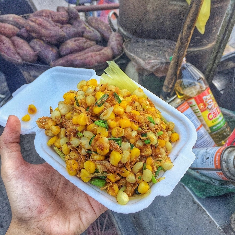 món ngon Hà Đông Ngô xào tép thơm lừng