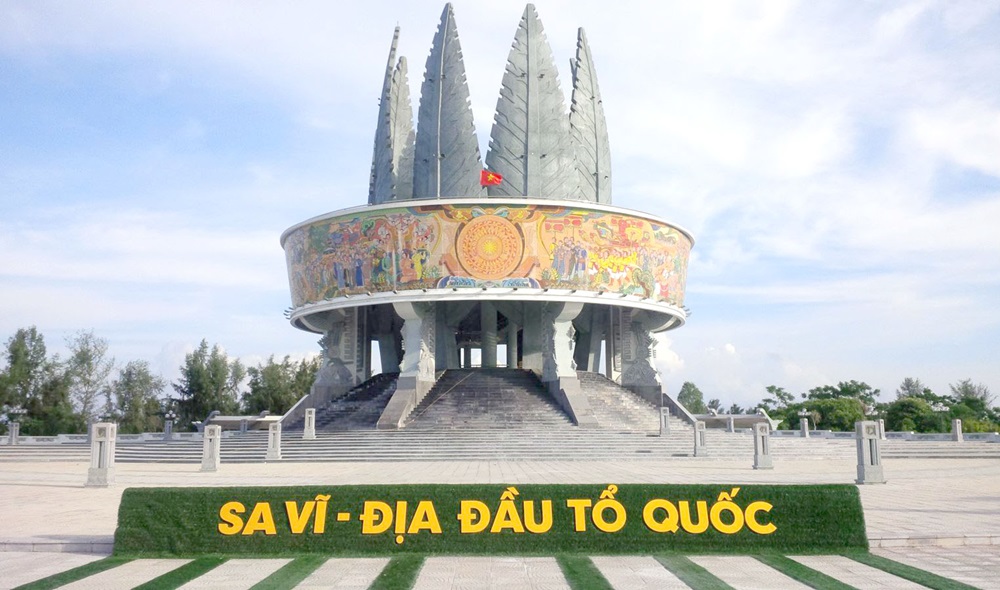 Mũi Sa Vĩ trên bản đồ là điểm khởi đầu cho đường bờ biển của Việt Nam