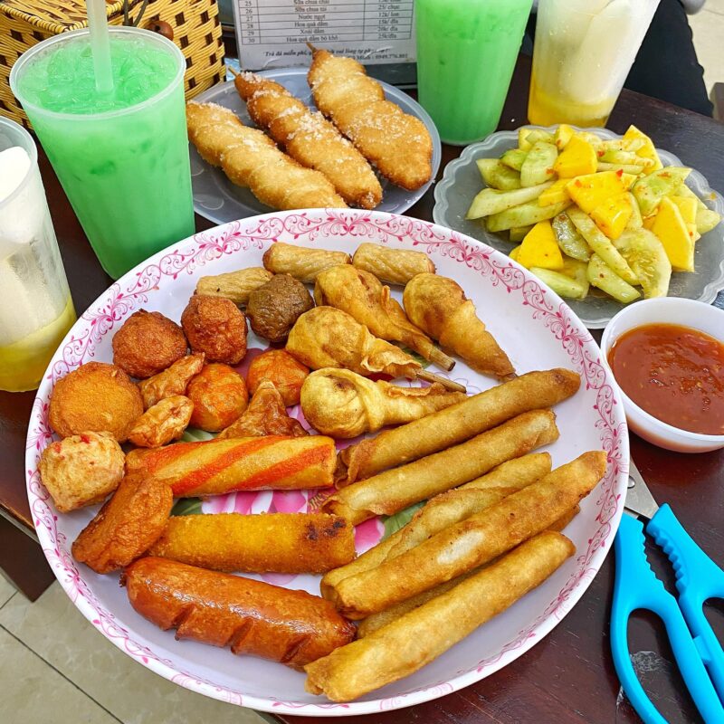 Nem rán phố ăn đêm Tân An