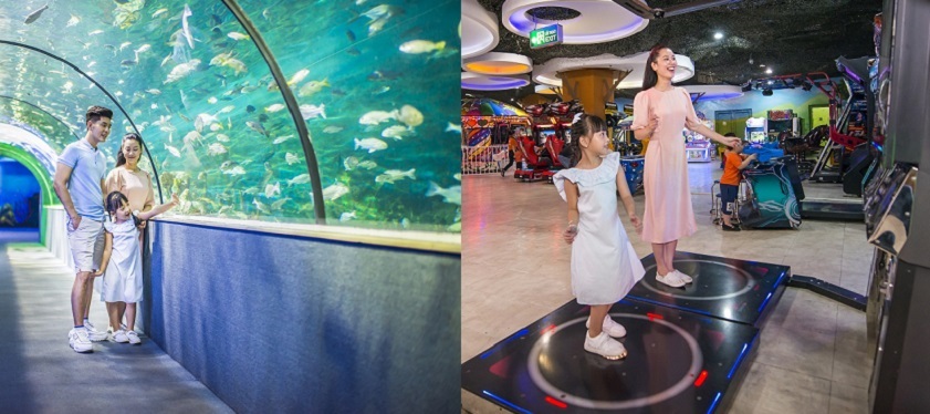 Vui chơi thả ga tại VinKE & Vinpearl Aquarium Times City