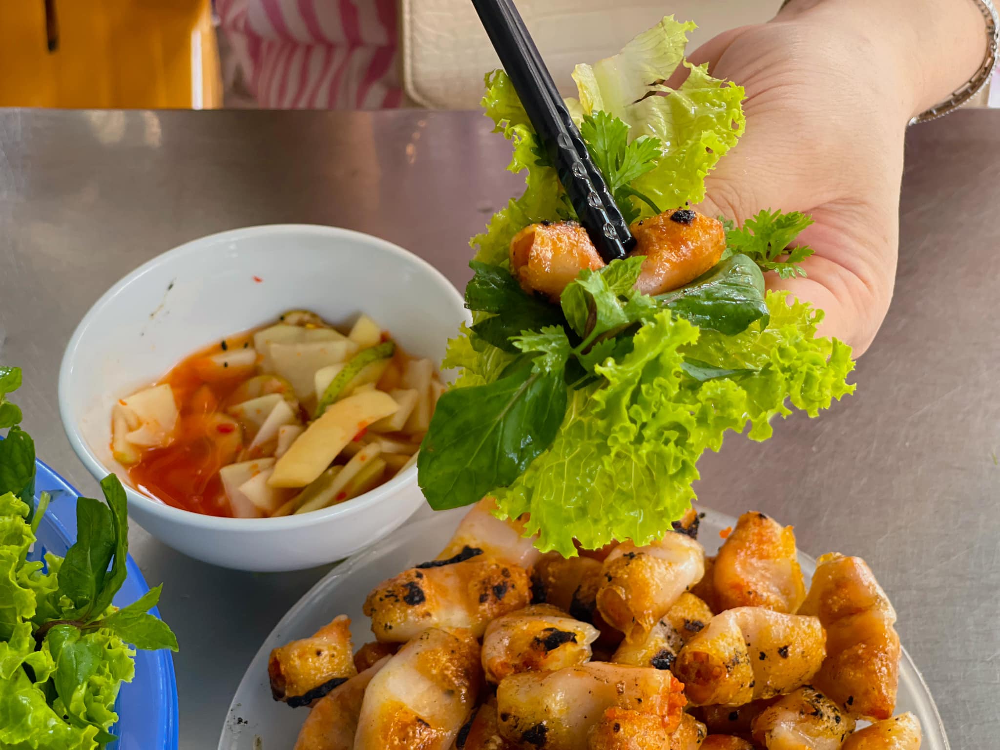 Nguyên liệu món chả tôm