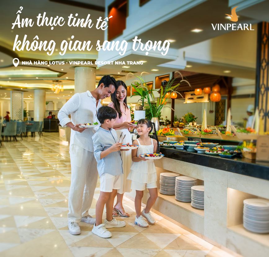 Ăn buffet tại nhà hàng Lotus