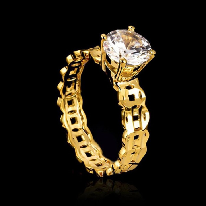 Nhẫn kim tiền sang trọng, thanh lịch