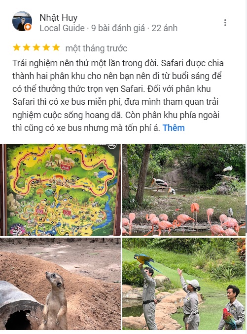 Reviews of Vinpearl Safari Phu Quoc