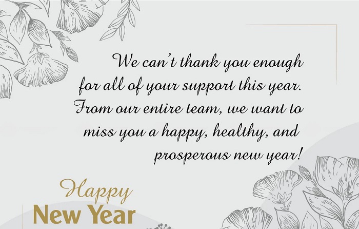 Những lời chúc năm mới bằng tiếng Anh ngắn gọn