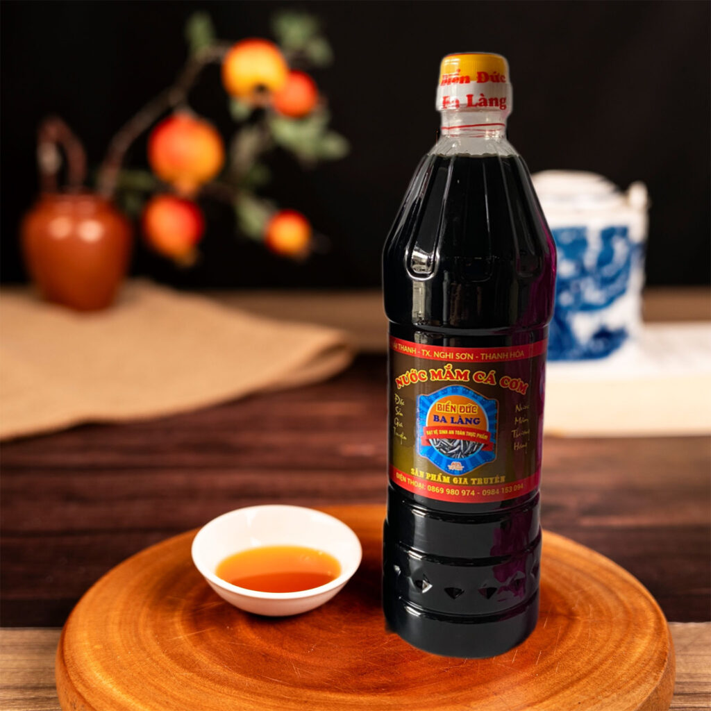 Đặc sản Thanh Hóa Nước mắm Ba Làng Thanh Hóa