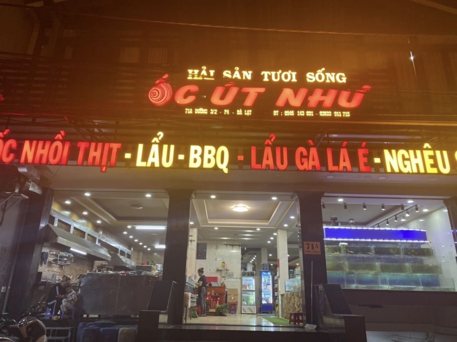 Quán ốc nhồi thịt Đà Lạt Cô Út Như càng ăn càng mê