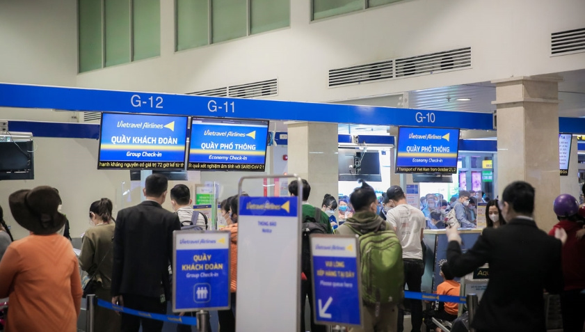 Kích thước hành lý ký gửi Quầy làm thủ tục check-in và ký gửi hành lý tại Vietravel Airlines