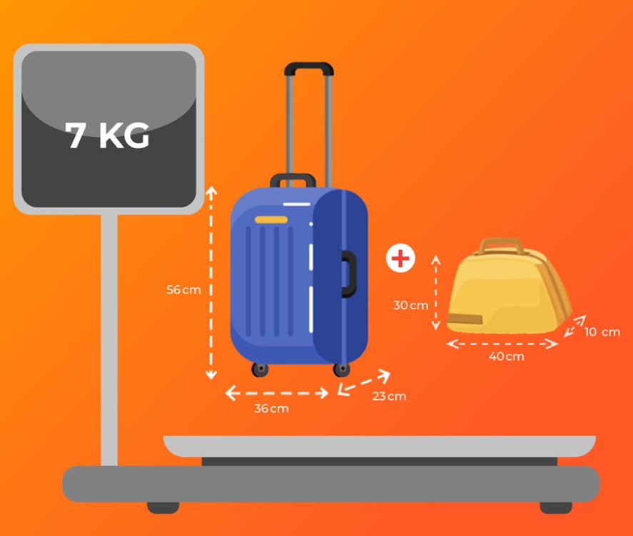 Quy định đi máy bay Quy định đi máy bay về hành lý xách tay Vietjet Air