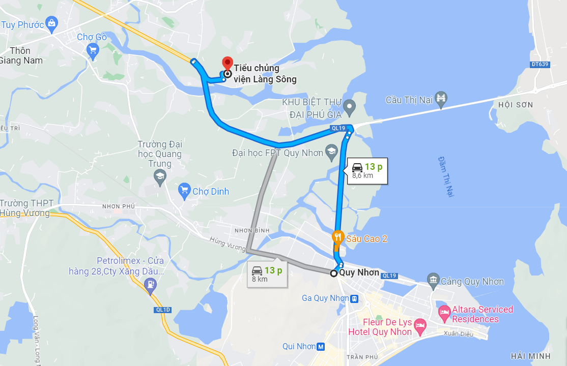 Tiểu chủng viện Làng Sông Cung đường di chuyển đến Tiểu chủng viện