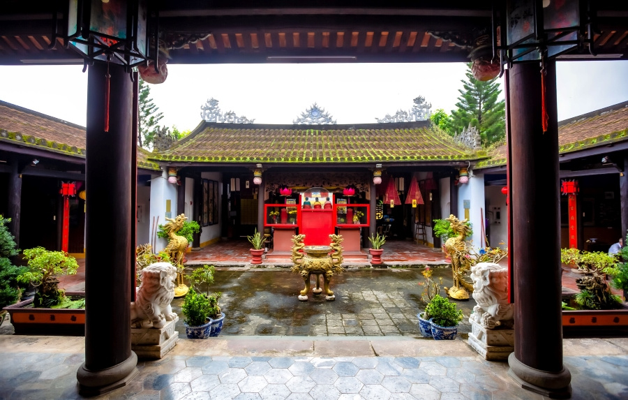 Di tích mang đậm kiến trúc của người Hoa xưa