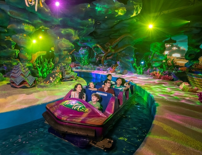 Vịnh Xuân Đài Chinh phục trò chơi thuyền dưới nước Tata World River Adventure