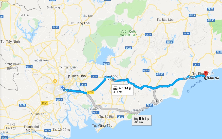 Phan Thiết cách Sài Gòn bao nhiêu km Phan Thiết cách Sài Gòn bao nhiêu km? - Câu hỏi được nhiều du khách quan tâm