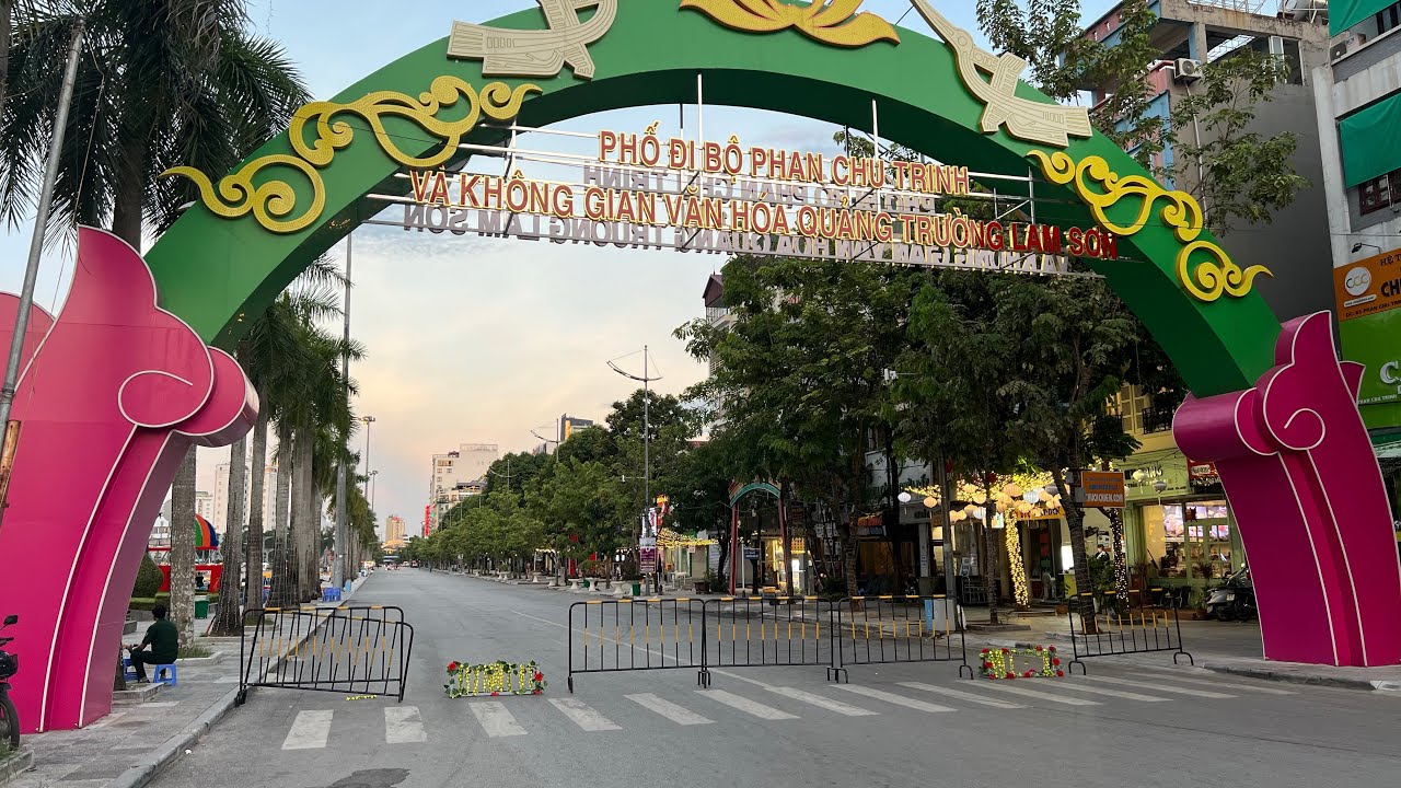 Phố đi bộ Thanh Hóa Phố đi bộ Thanh Hóa ở đâu?