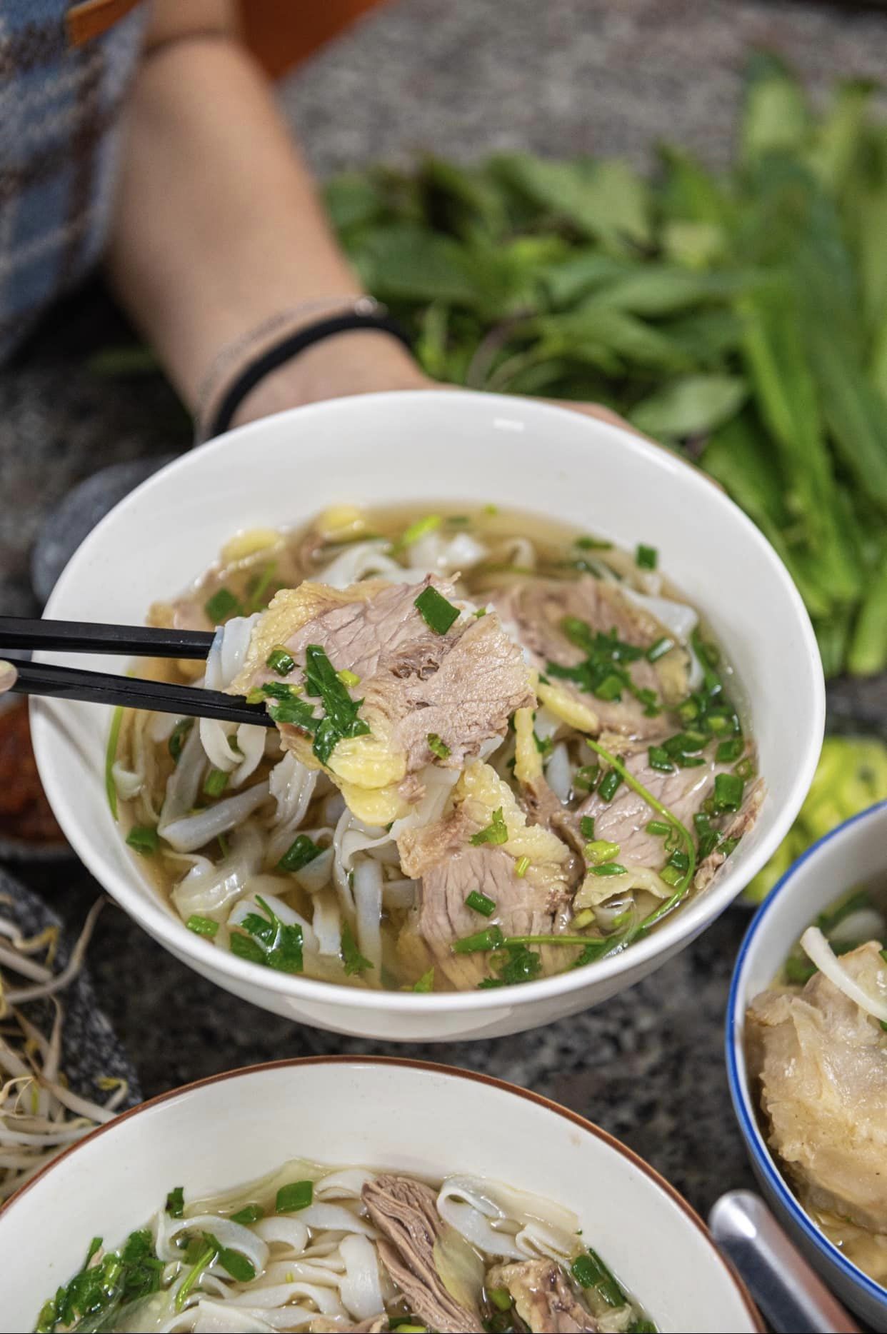 Phở Quy Nhơn Topping chất lượng tại quán được chủ quán lựa chọn rất kỹ lưỡng