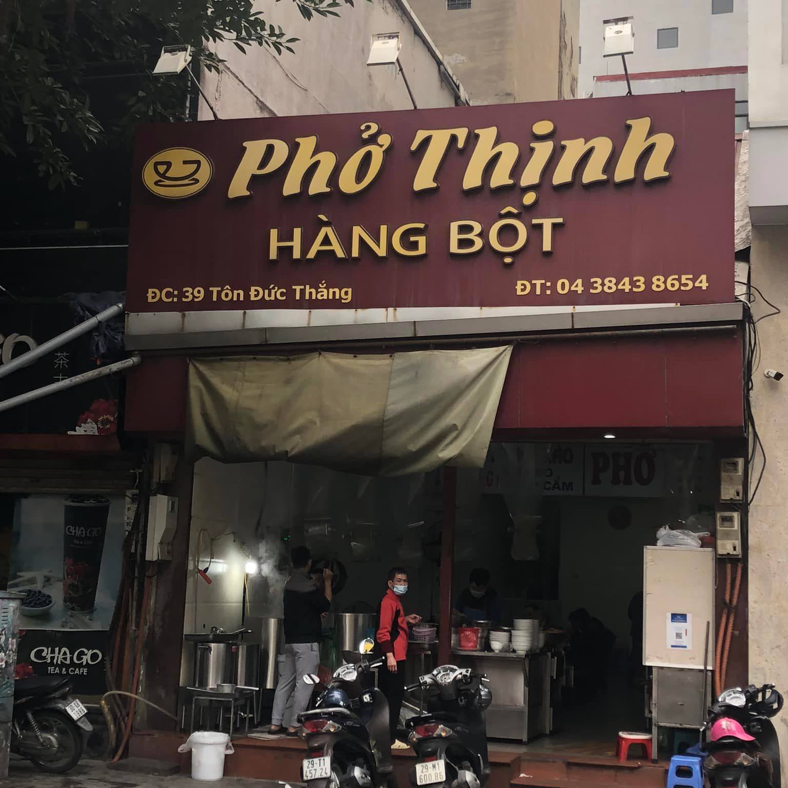 Quán phở bò sốt vang Hà Nội – Phở Thịnh 