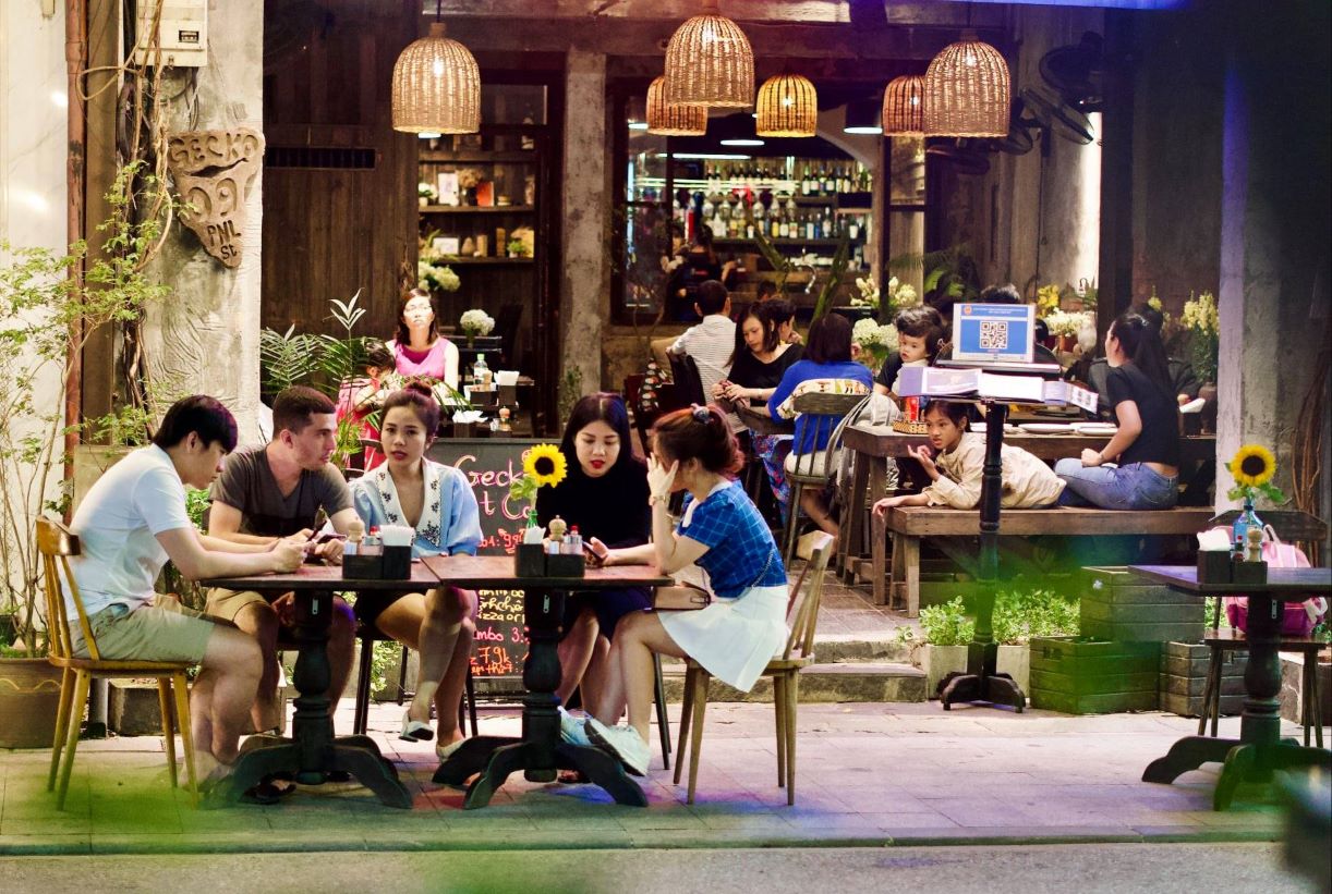 Không gian quán Gecko Cafe ấm cúng và gần gũi